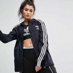 Black Adidas Windbreaker